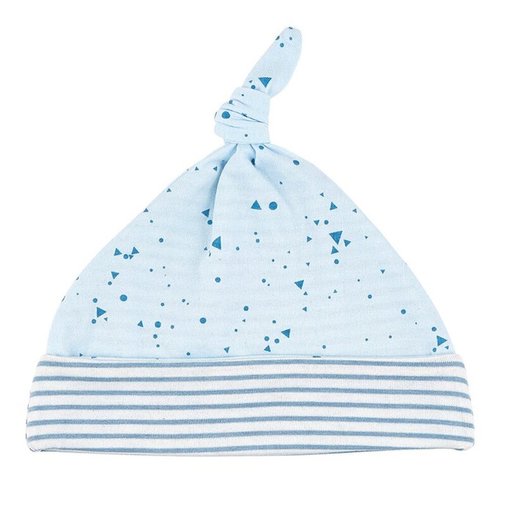 Stephan Baby Stripey Knit Newborn Caps - Set of 2/NWT